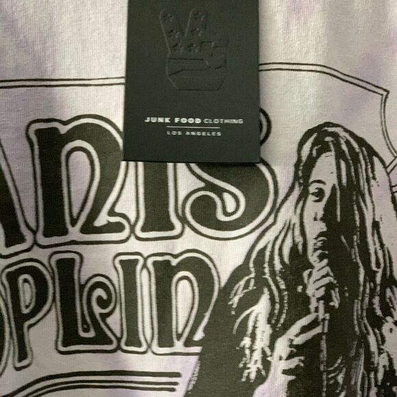 Junk Food Janis Joplin Tie Dye Short Sleeve Graphic Tee - Picture 3 of 5